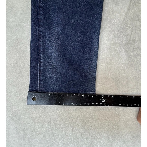 Chicos Womens Jeans 0 (Size 4-6) Measures 31x29.5 Sequin Straight Dark Wash - Picture 6 of 12